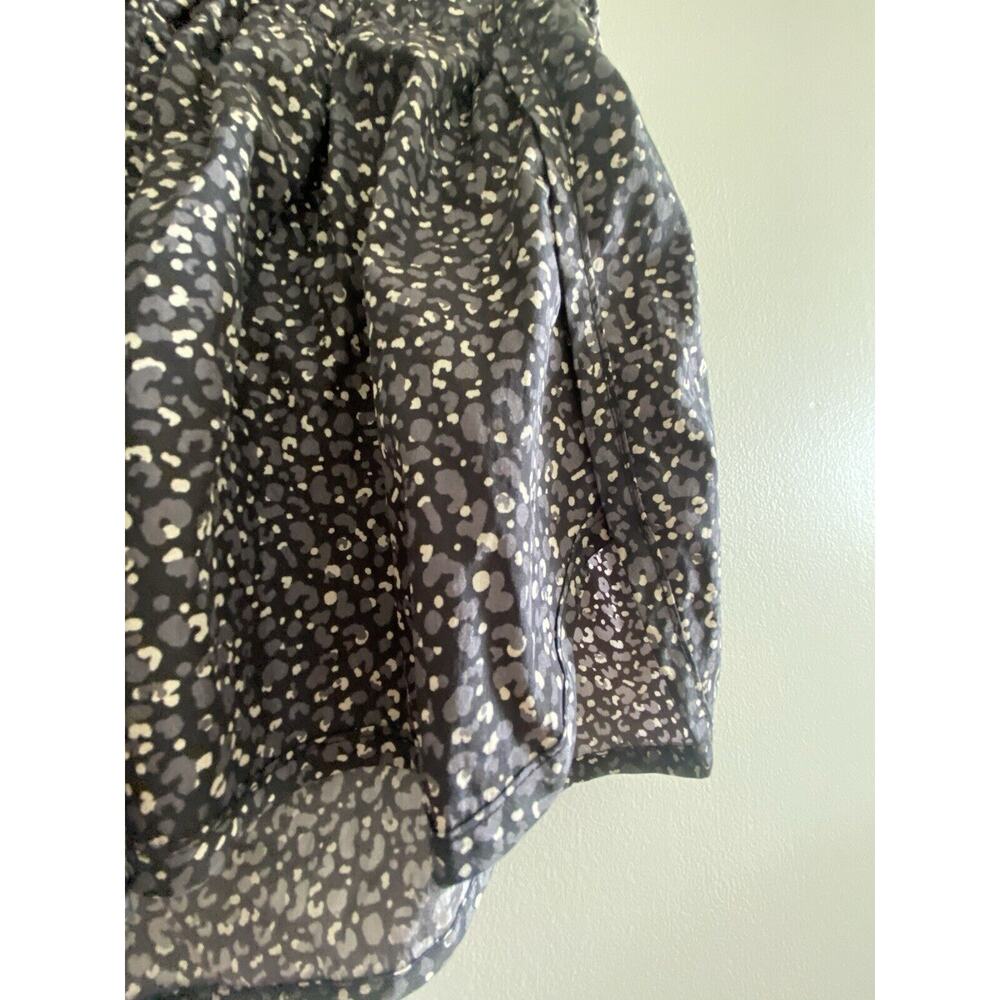 NEW Free People movement the way home leopard print Athletic Run shorts MED lulu - Picture 3 of 5